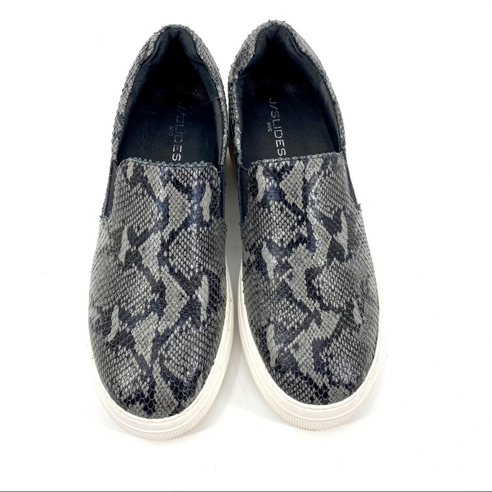J/Slides Cleo Snake Slip On Platform Sneaker 8.5 - image 4